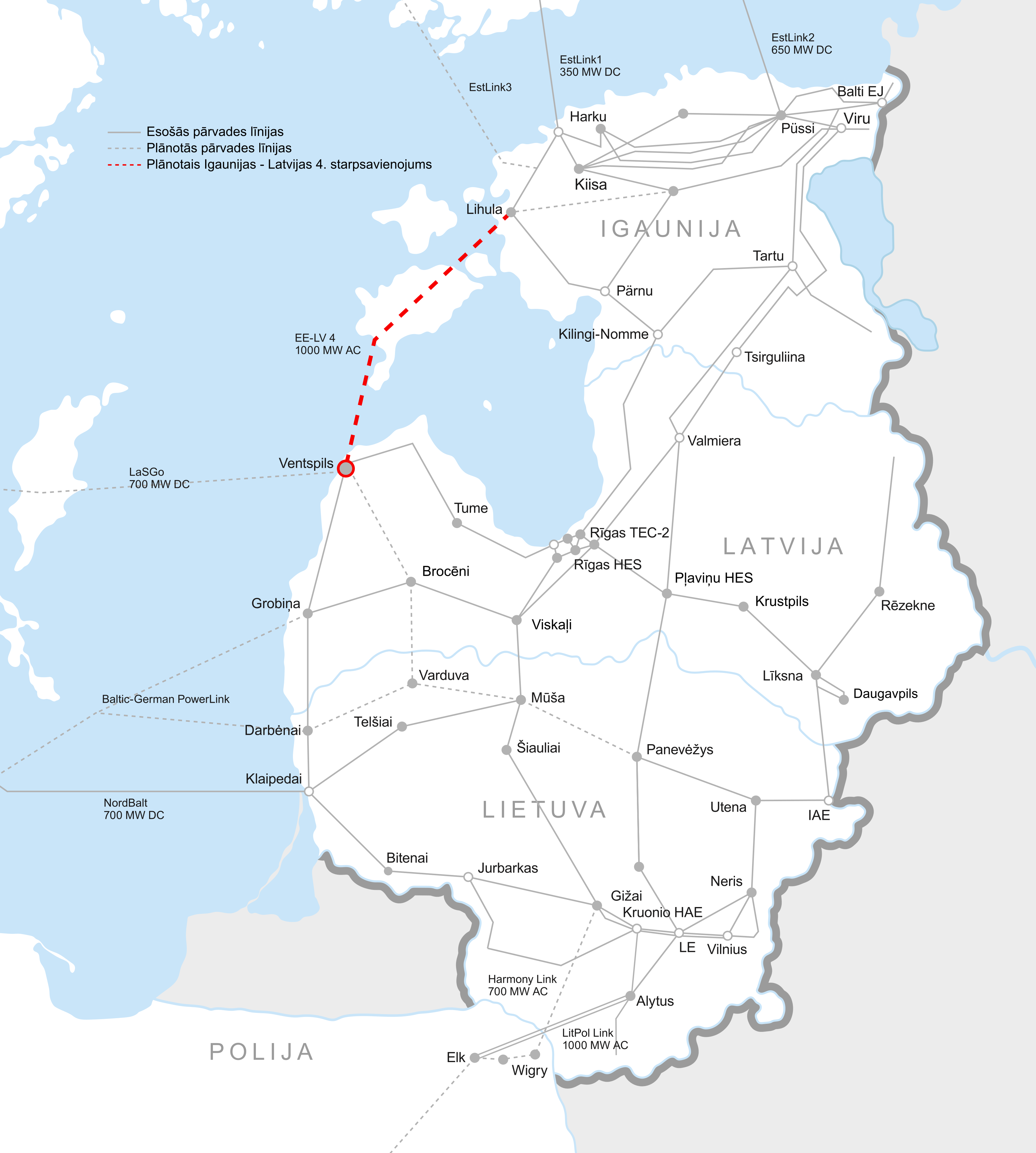 Igaunijas Latvijas 4 Starpsavienojums AST